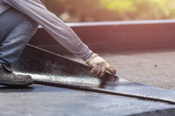 Professional Basement Waterproofing technician working in Demarest, NJ